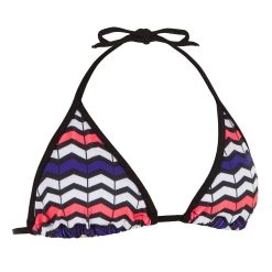 Olaian Women's Basic Sliding Triangle Swimsuit Top Mae Mira Bikinis, Boardshorts