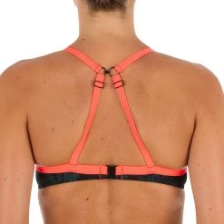 Olaian Women's Swimsuit Balconet Top With U Or X Back Elo Terra