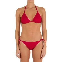 Olaian Women's Basic Sliding Triangle Bikini Top Mae