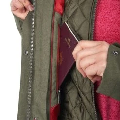 Jackets Forclaz Rainwarm 900, 3-in-1 Backpacking Jacket, Women's