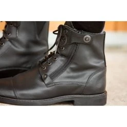 Fouganza Horse Riding Lace-Up Jodhpur Boots Training 700 Riding Boots