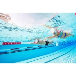 Nabaiji Women's Swimming Ultra Chlorine-Resistant Crop Top Jade Bikinis, Boardshorts