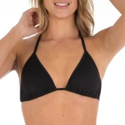 Olaian Women's Basic Sliding Triangle Bikini Top Mae