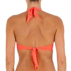 Olaian Bikinis, Boardshorts Women's Fixed Padded Cup Push-Up Swimsuit Top Elena