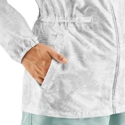 Quechua Raincut NH100, Waterproof Zip Hiking Rain Jacket, Women's