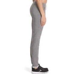 Domyos Nyamba 500, Stretchy Slim-Fit Pants, Women's Bottoms