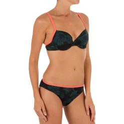 Olaian Women's Swimsuit Balconet Top With U Or X Back Elo Terra