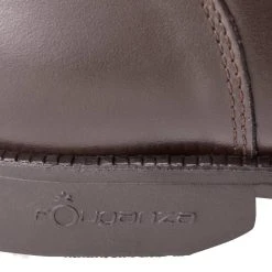 Fouganza Riding Boots Leather Lace-Up Riding Paddock Boots, Women's