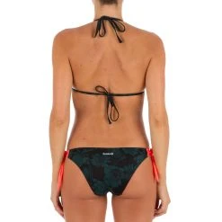 Olaian Bikinis, Boardshorts Women's Sliding Triangle Swimsuit Top With Padded Cups Mae