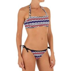 Budget-Friendly Olaian Women's Bikini Set - Bandeau Top & Boardshorts Swimsuit | Laura Mira Design 11 Olaian Bikinis, Boardshorts Women's Swimsuit Bandeau Top Laura Mira