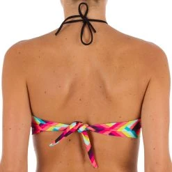 Olaian Women's Bandeau Swimsuit Top with Fixed Padded Cups - Pop Laeti Bikini Set 10 Olaian Bikinis, Boardshorts Women's Bandeau Swimsuit Top With Fixed Padded Cups Pop Laeti