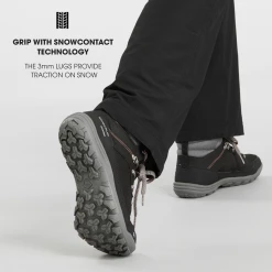 Quechua SH100 Warm, Waterproof Mid Hiking Boots, Women's Footwear