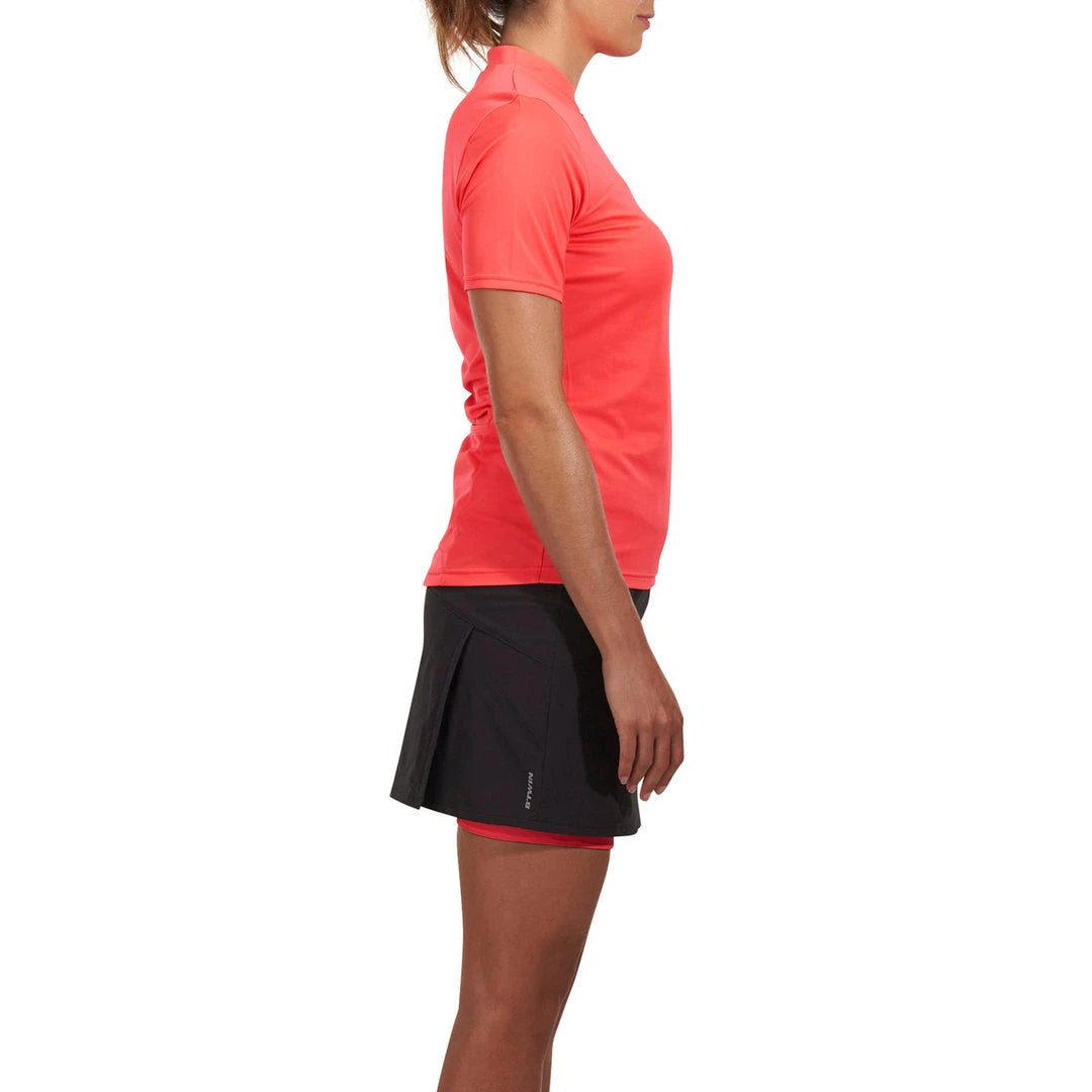 Hot Sale Women's Triban 100 Short Sleeve Moisture-Wicking Cycling Jersey 7 Shirts Triban 100, Short Sleeved Moisture-Wicking Cycling Jersey, Women's