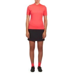 Hot Sale Women's Triban 100 Short Sleeve Moisture-Wicking Cycling Jersey 28 Shirts Triban 100, Short Sleeved Moisture-Wicking Cycling Jersey, Women's