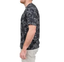 Solognac Short-Sleeved Cotton Camouflage Hunting T-Shirt Shirts