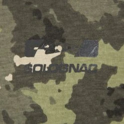 Solognac Short-Sleeved Cotton Camouflage Hunting T-Shirt Shirts