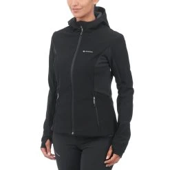Forclaz Trek 500 WindWarm, Warm Softshell Windproof Hiking Jacket, Women's